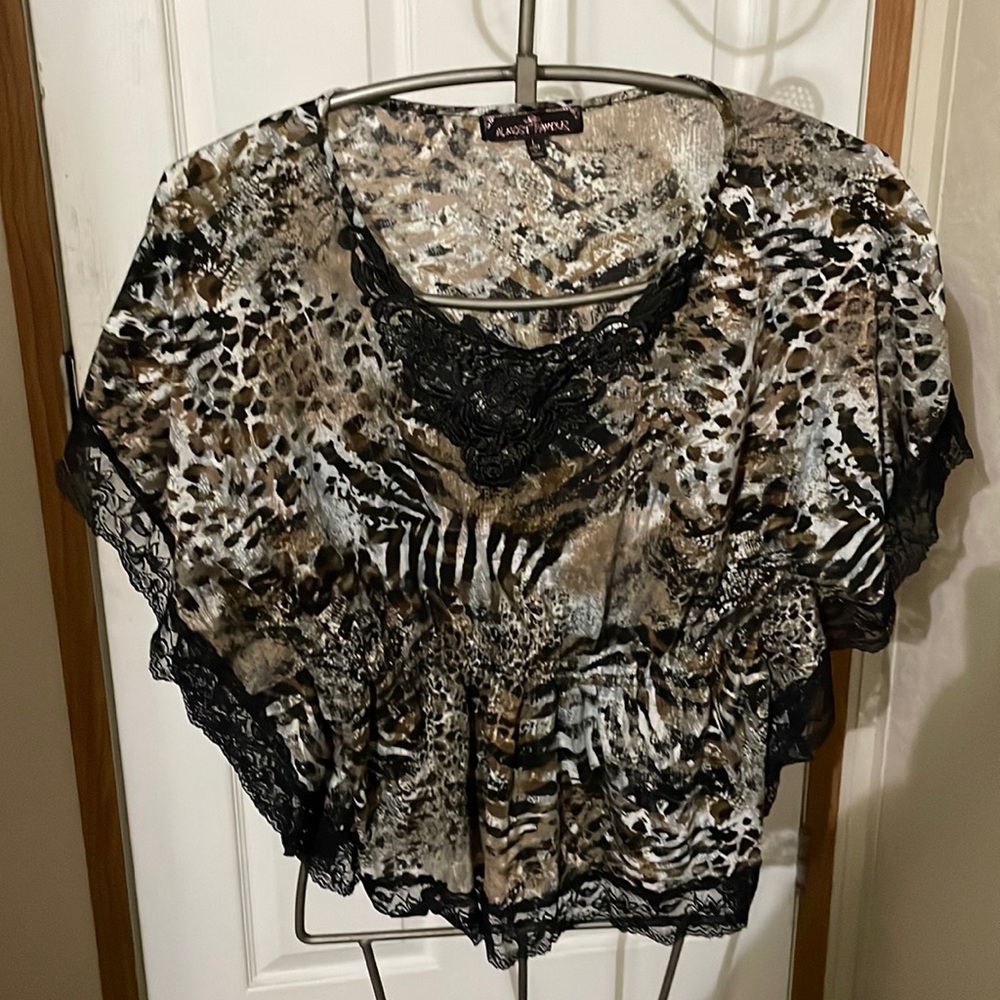 Almost Famous Animal Print Top